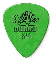Pua Dunlop Tortex Verde 0.88