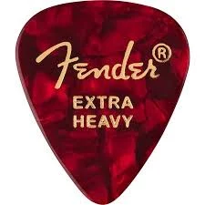 Pua Fender Extra Heavy, Roja
