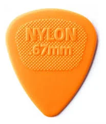 Plumilla para guitarra 0.67 naranja