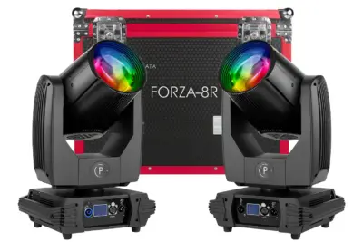 Premiata Forza-08R Par de Cabezas Móviles 250 W con Estuches