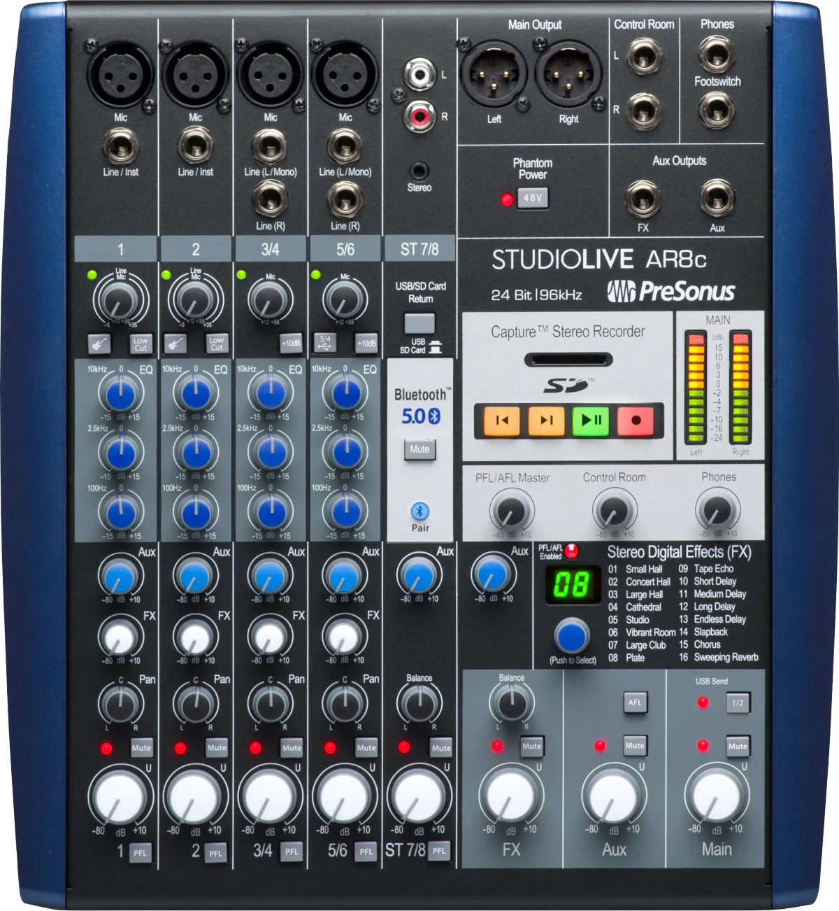 Mezcladora Analógica Presonus StudioLive AR8C