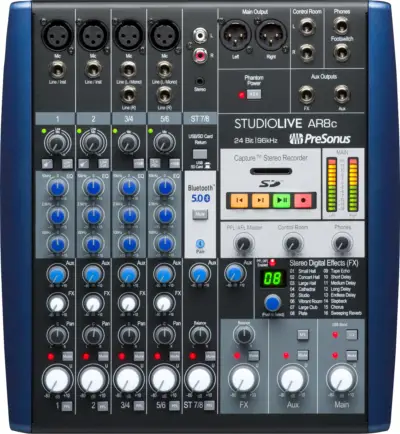 Mezcladora Analógica Presonus StudioLive AR8C