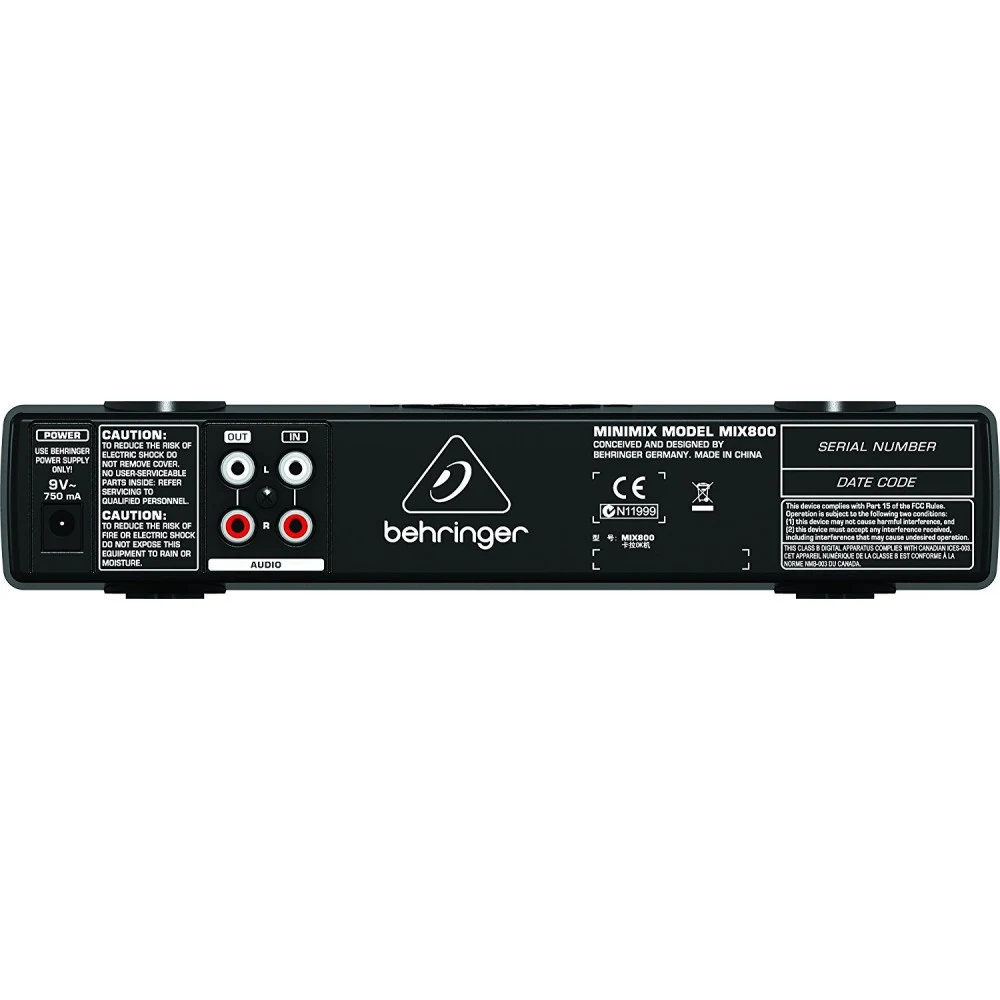 Procesador de Efectos Behringer Ultracompacto MIX800 - Imagen 3