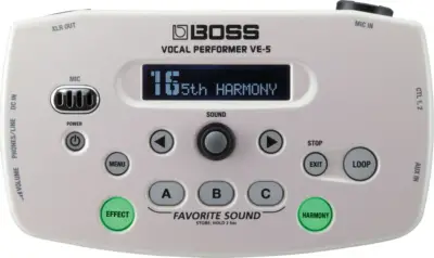 Procesador de Voz BOSS VE-5-WH