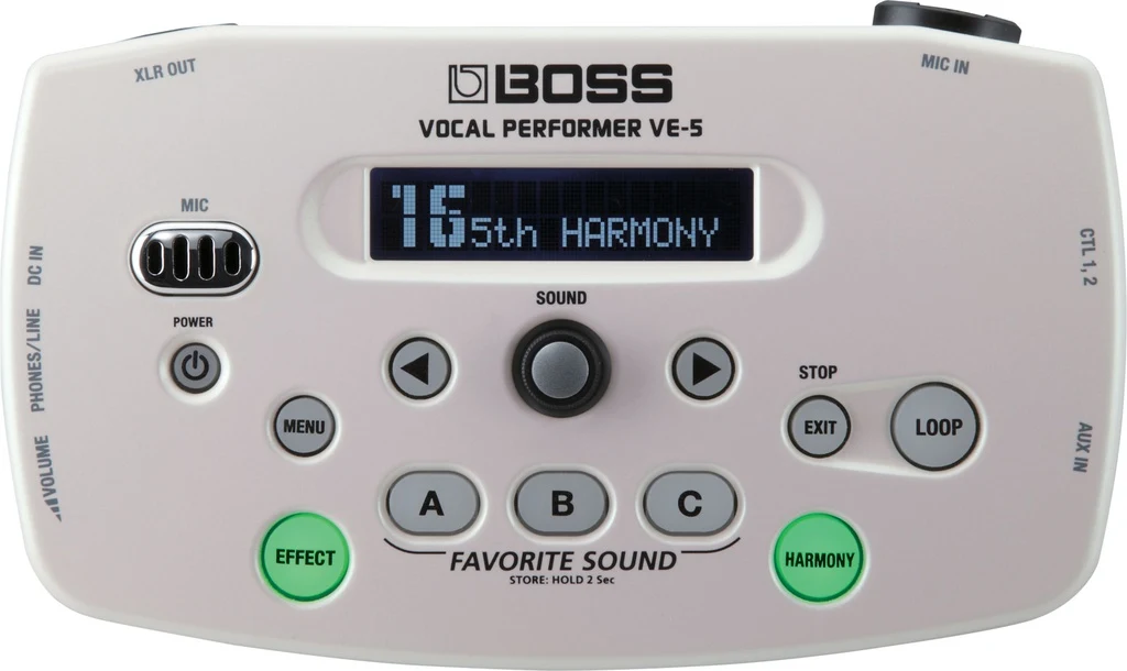 Procesador de Voz BOSS VE-5-WH