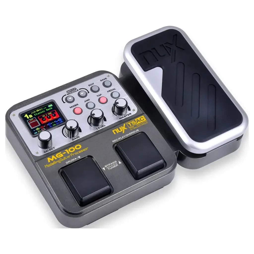 Procesador NUX para guitarra