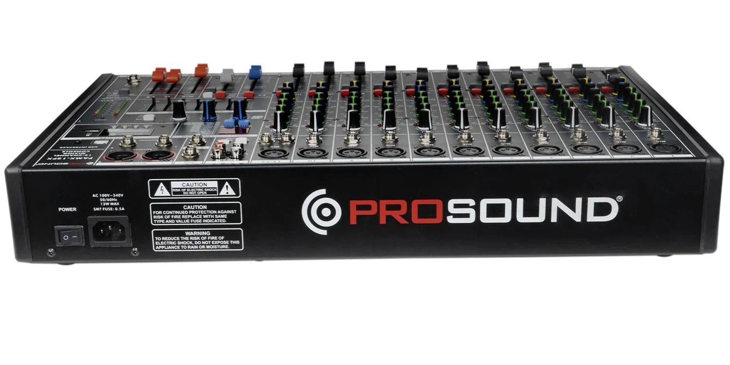 Mezcladora ProSound PAMX-12FX de 12 Canales con Bluetooth y USB - Imagen 5