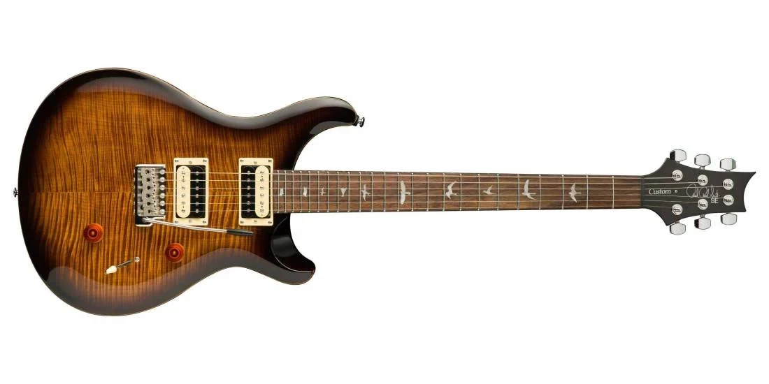 Guitarra eléctrica PRS SE Custom 24 Black Gold Burst