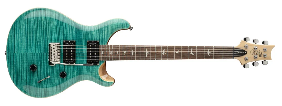 Guitarra eléctrica PRS SE Custom 24 turquesa