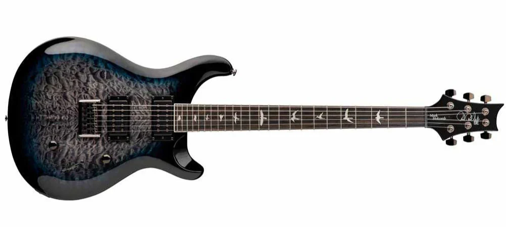 Guitarra eléctrica PRS SE Mark Holcomb Blue Burst con gigbag