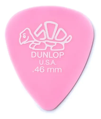 Púa Dunlop Delrin 500 0.46 Rosa