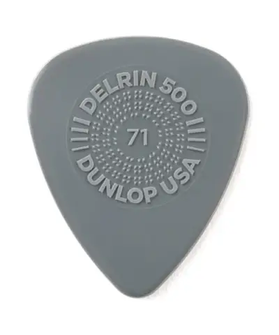 Púa Dunlop Prime-Grip Delrin 500 0.71 mm