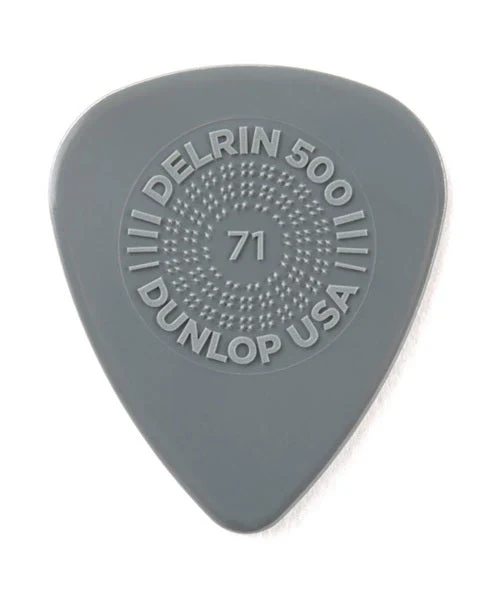 Púa Dunlop Prime-Grip Delrin 500 0.71 mm