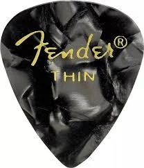 Pua Fender Black Moto Gross Thin, Forma 351
