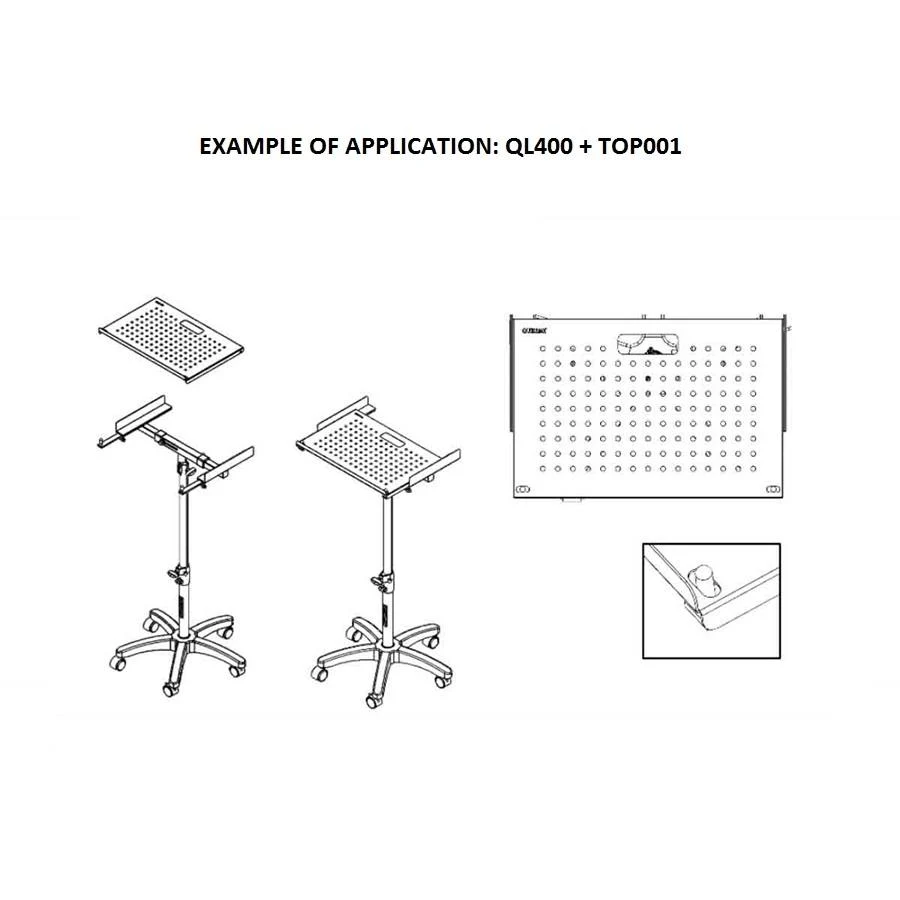 Base Ajustable Para Mezcladora De Estudio Quiklok QL/400 - Imagen 3