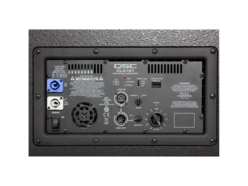 Subwoofer Activo QSC KLA181 de 18" - Imagen 2