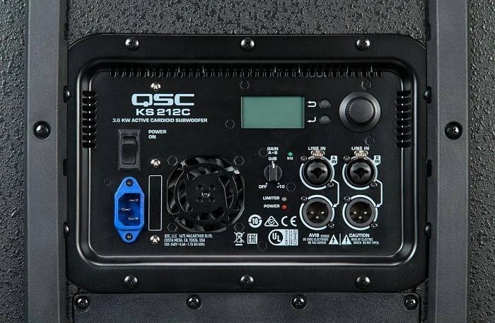 Subwoofer Cardioide Activo Dual QSC KS212C de 12" - Imagen 2
