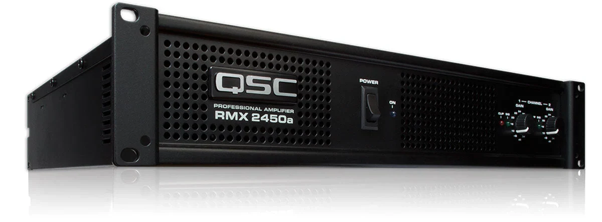 Amplificador QSC RMX2450A 2 Canales 500W 8 Ohms Clase AB