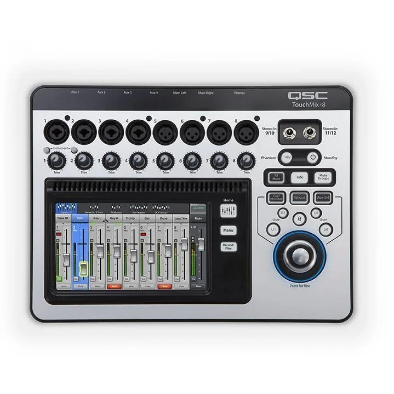 Mezcladora Digital Compacta QSC TouchMix-8 con Pantalla Táctil