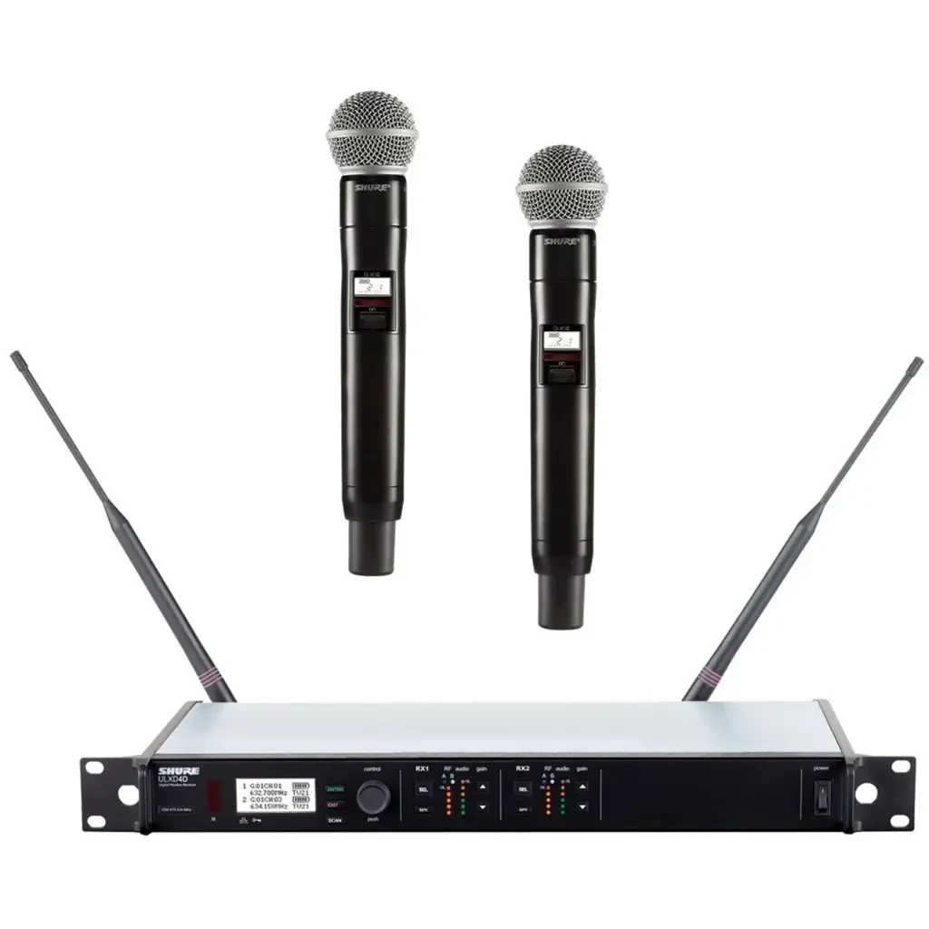 Receptor inalámbrico digital doble Shure ULXD4D - Imagen 2