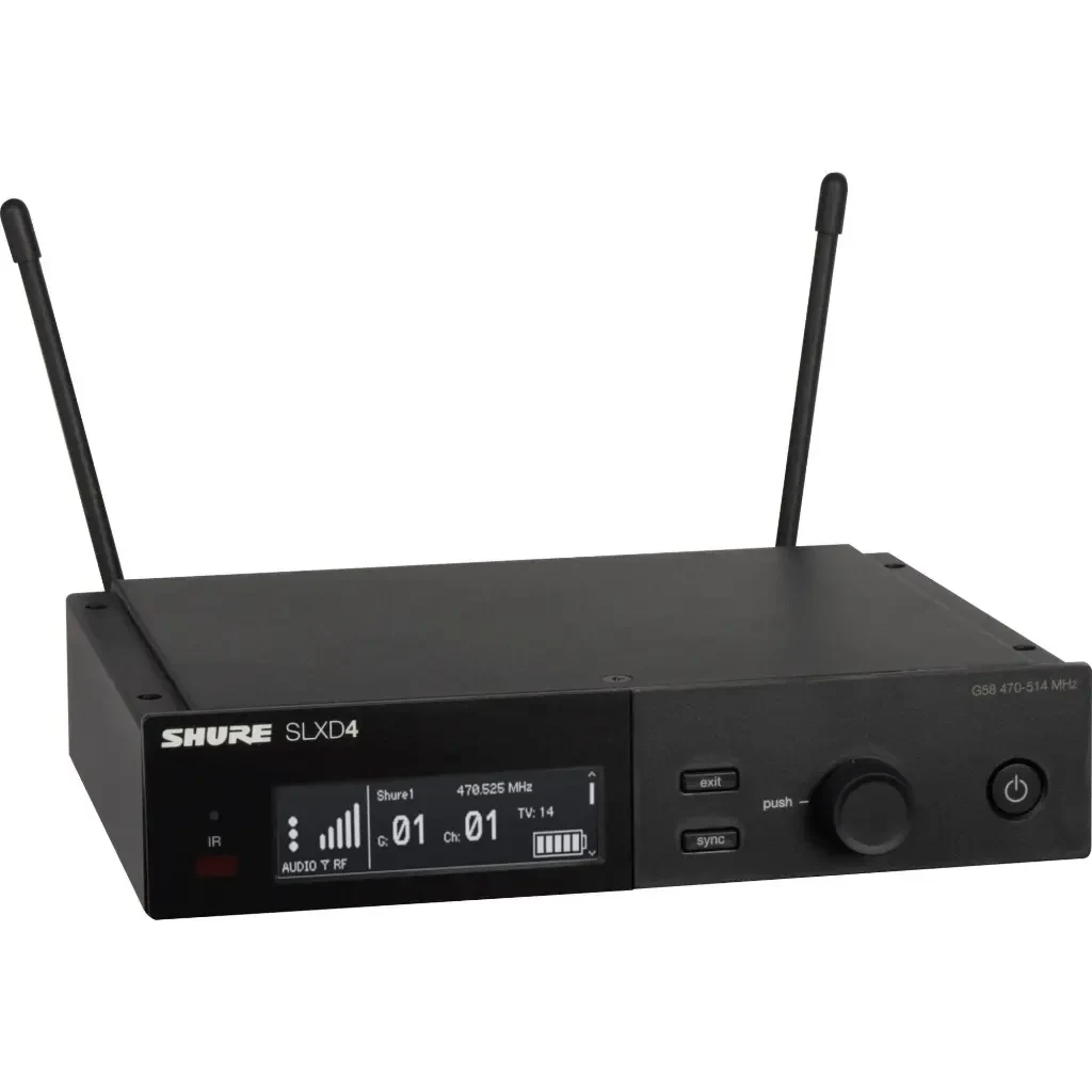 Receptor Inalámbrico Digital Shure SLXD4 G58