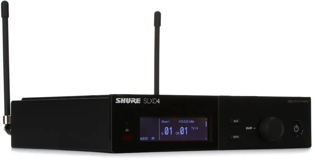 Receptor Inalámbrico Digital Shure SLXD4 G58 - Imagen 2