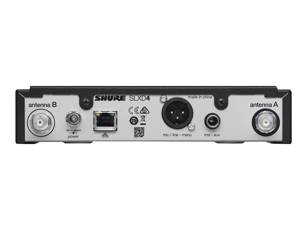 Receptor Inalámbrico Digital Shure SLXD4 G58 - Imagen 3