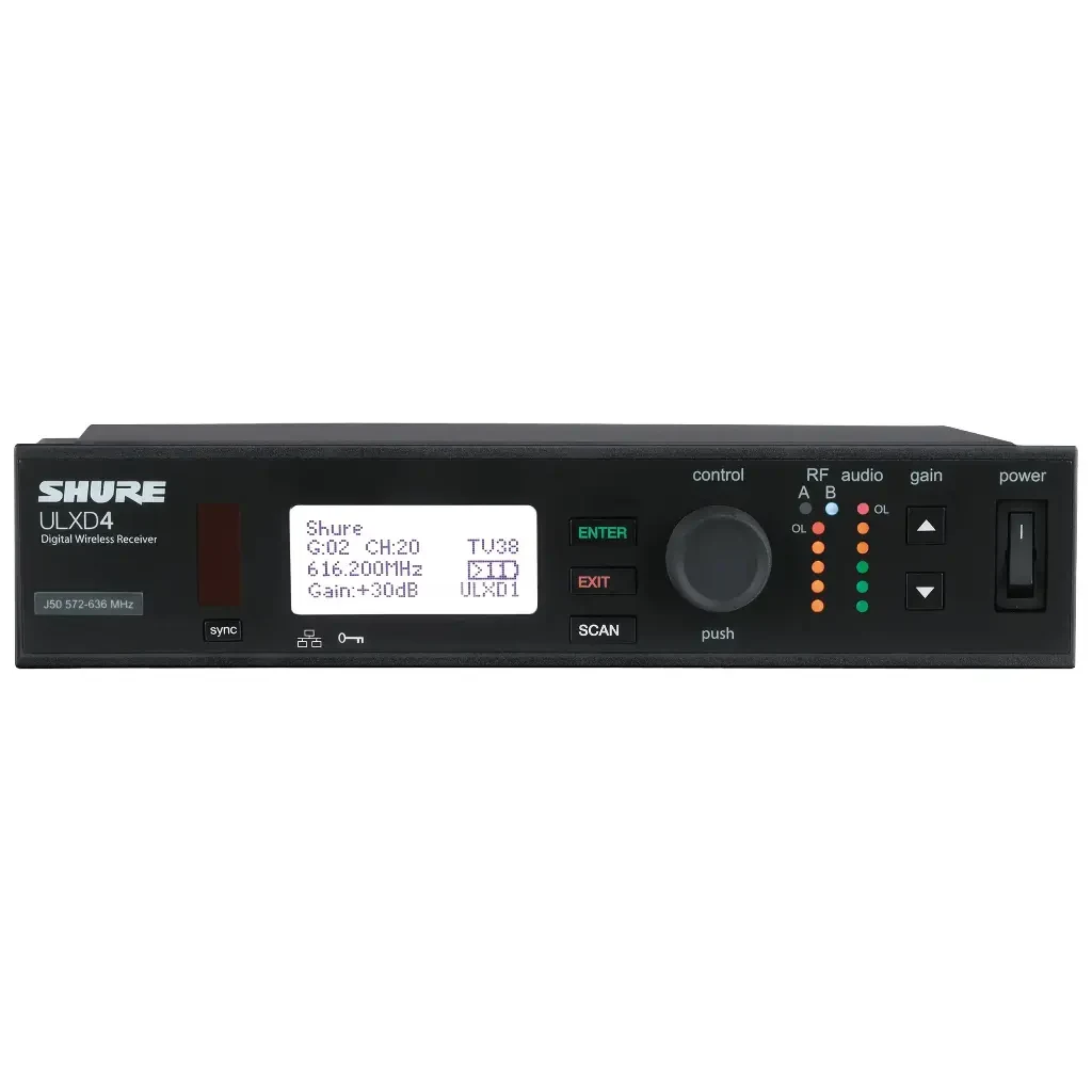 Receptor Inalámbrico Digital Shure ULXD4 G50