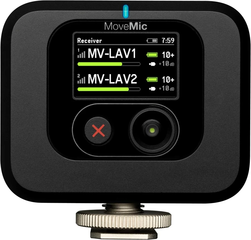 Receptor Inalámbrico Shure MV-R para Micrófonos Lavalier MoveMic
