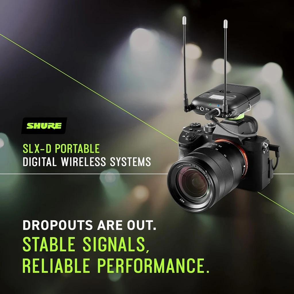 Receptor Inalámbrico Shure SLXD3-G58 - Imagen 6