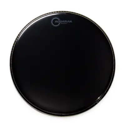Parche Aquarian Reflector Black Mirror de 24"