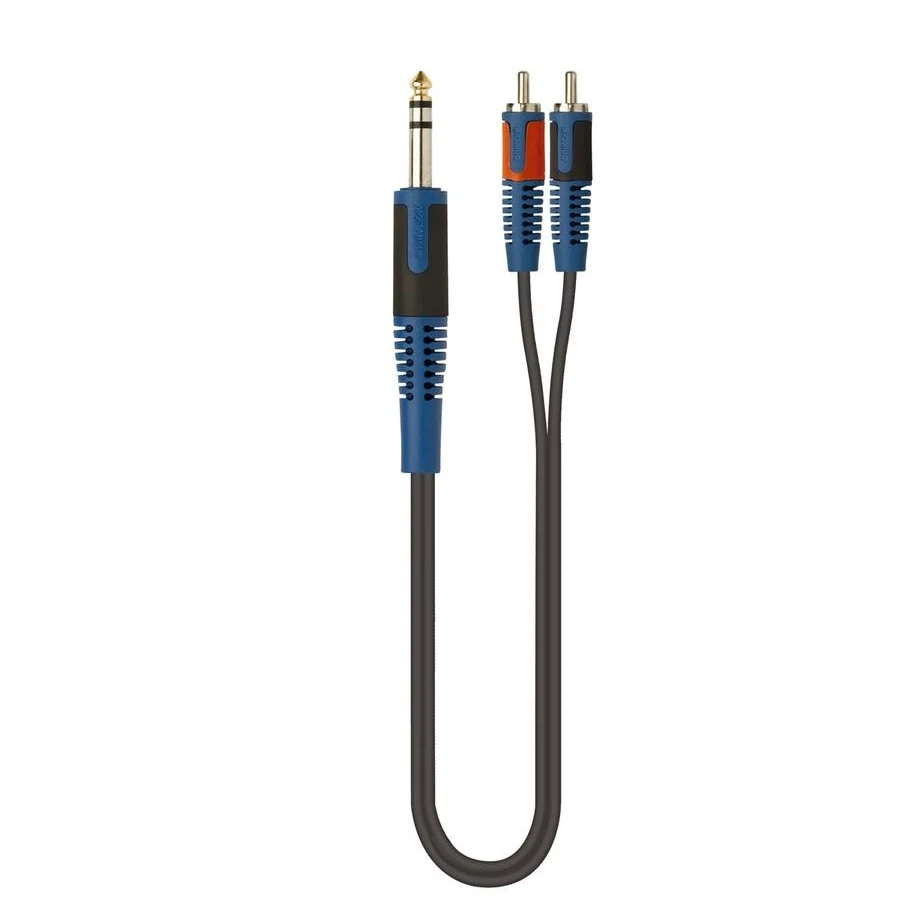 Cable adaptador Plug 6.3 mm a RCA macho QuikLok - Imagen 2