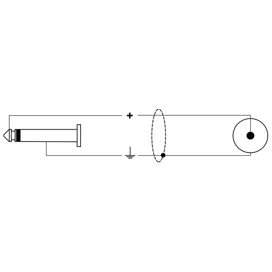 Cable Adaptador Plug 6.3 mm Mono a RCA Macho QuikLok - Imagen 3