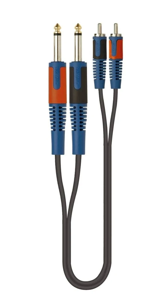 Cable Adaptador QuikLok RKSA/130-2 de 2 Plug Mono a 2 RCA Macho - Imagen 2