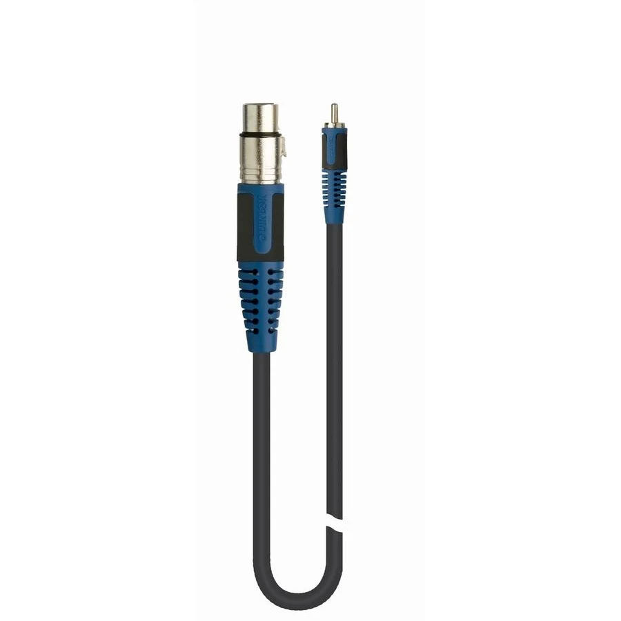 Cable adaptador XLR hembra a RCA macho QuikLok - Imagen 2