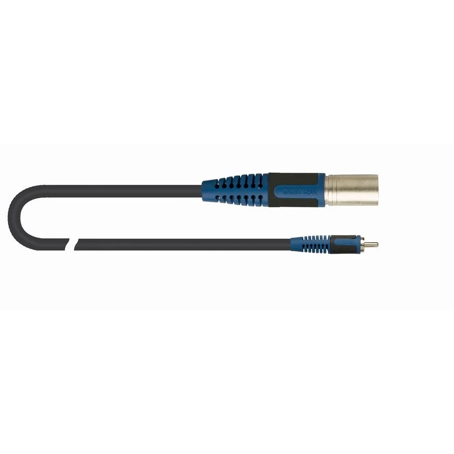 Cable adaptador XLR macho a RCA macho QuikLok