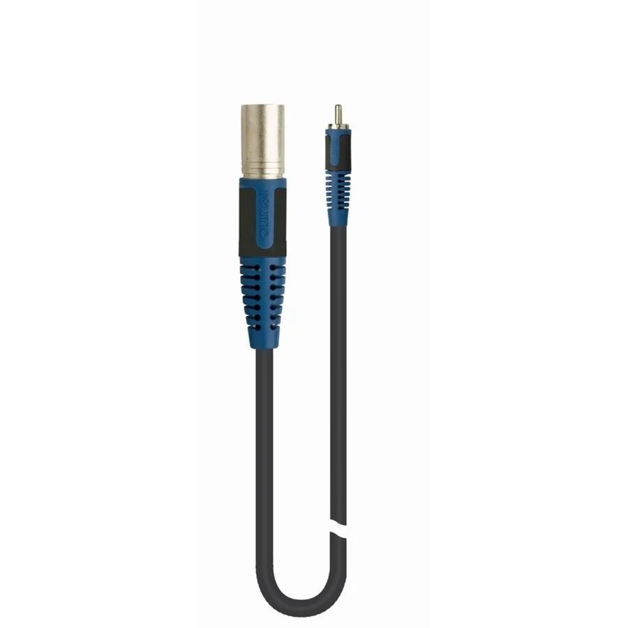 Cable adaptador XLR macho a RCA macho QuikLok - Imagen 2