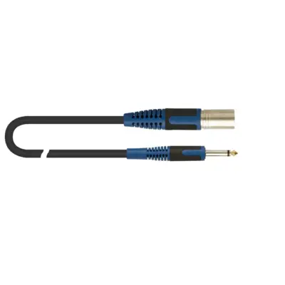 Cable para micrófono XLR macho a plug 6.3 mm mono QuikLok