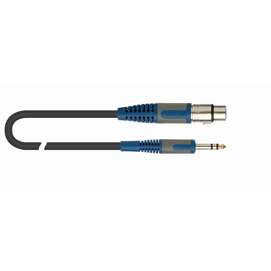 Cable para micrófono XLR hembra a plug estéreo 6.3 mm QuikLok
