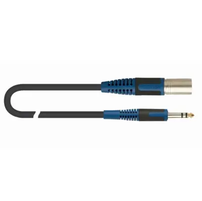 Cable para Micrófono QuikLok RKSM/344-2 XLR Macho a Plug 6.3 mm Estéreo