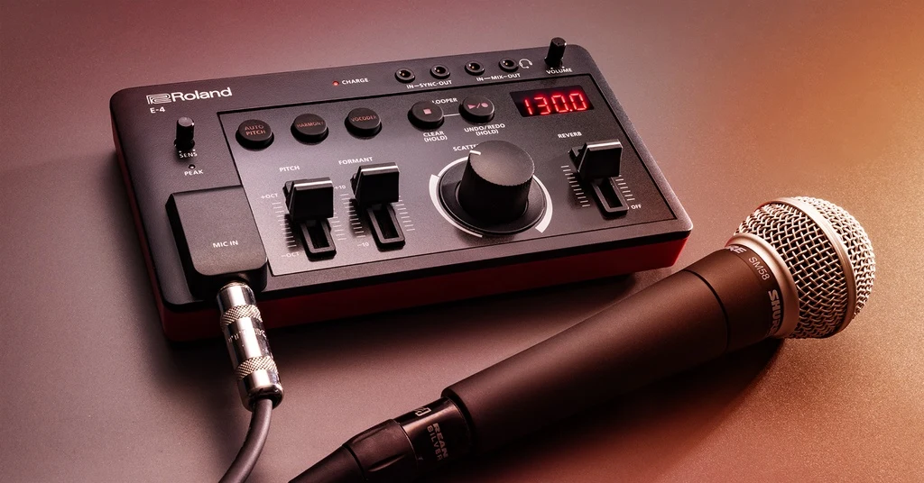 Roland E-4 Vocal Performer - Procesador de Voz Portátil - Imagen 5