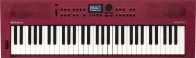 Teclado Portátil Roland GO:KEYS 3 GT Rojo