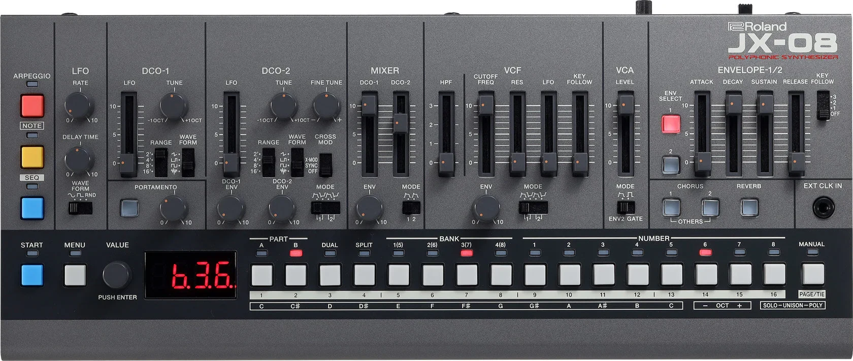 Roland JX-08 Módulo de Sonidos Serie Boutique