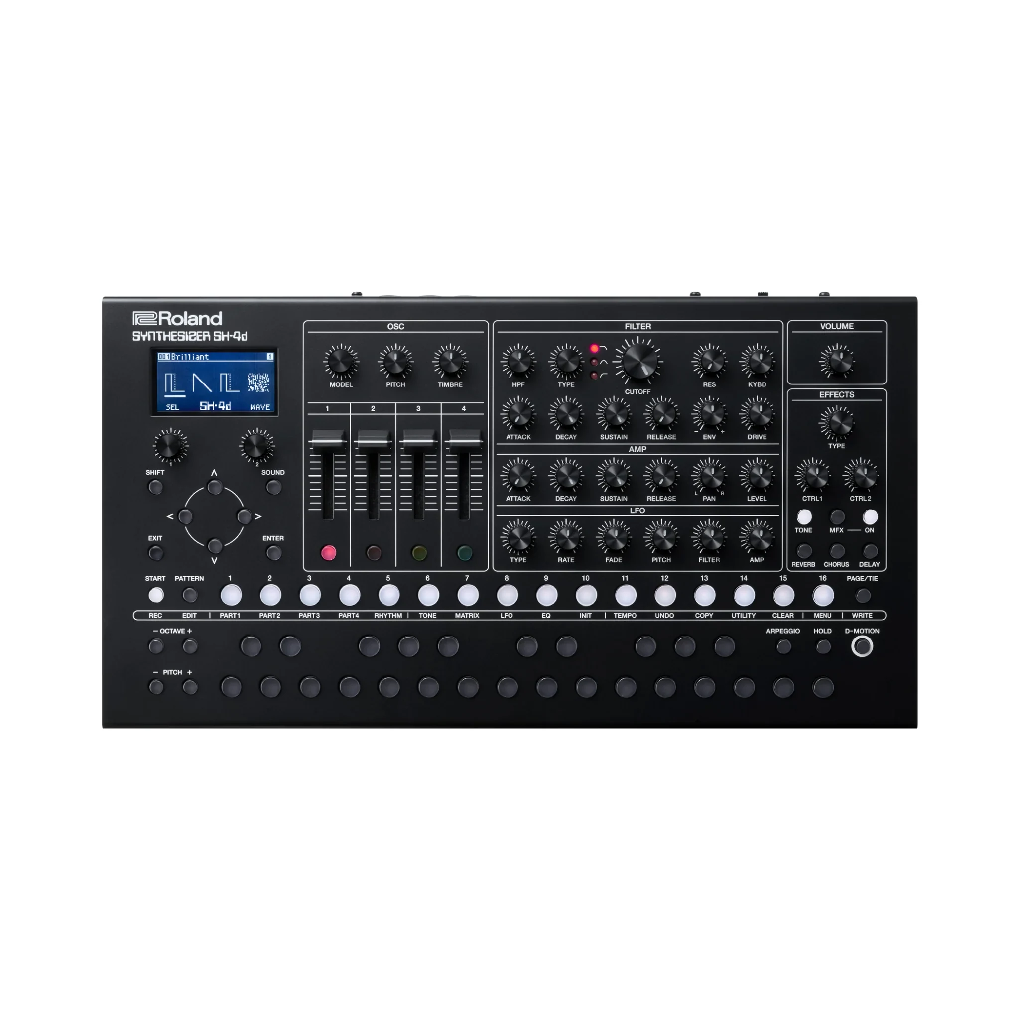 Roland SH-4d Sintetizador Compacto de Sobremesa - Imagen 4