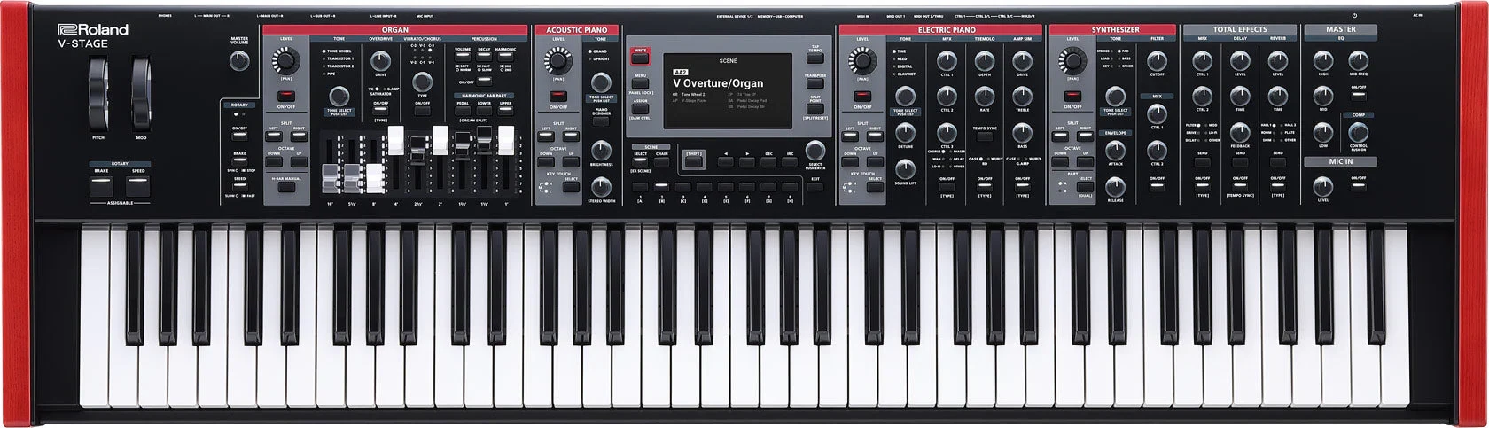 Roland V-Stage 76 - Teclado de Escenario Profesional de 76 Teclas