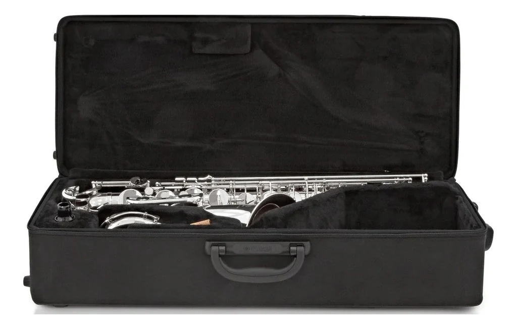 Saxofón Tenor Yamaha YTS-280S en Si bemol, Acabado Plateado - Imagen 2
