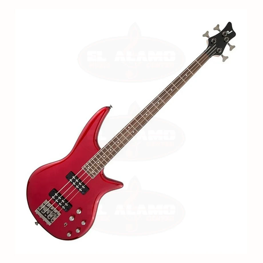Bajo eléctrico Jackson JS3 Spectra, diapasón de laurel, rojo metálico - Imagen 2