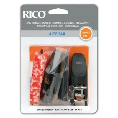 Set de Boquilla Rico para Saxofón Alto en Mi bemol con Accesorios