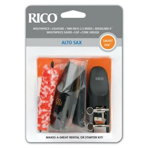 Set de Boquilla Rico para Saxofón Alto en Mi bemol con Accesorios
