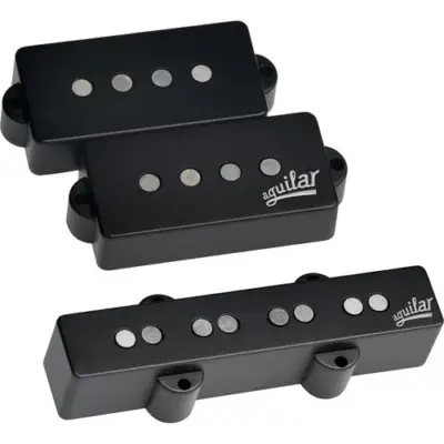 Set de Pastillas Aguilar Combinadas de Estilo PU para Bajo de 4 Cuerdas